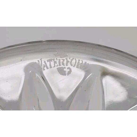 Waterford Crystal Small Footed Vase 7" Tall U265 - Picture 7 of 7